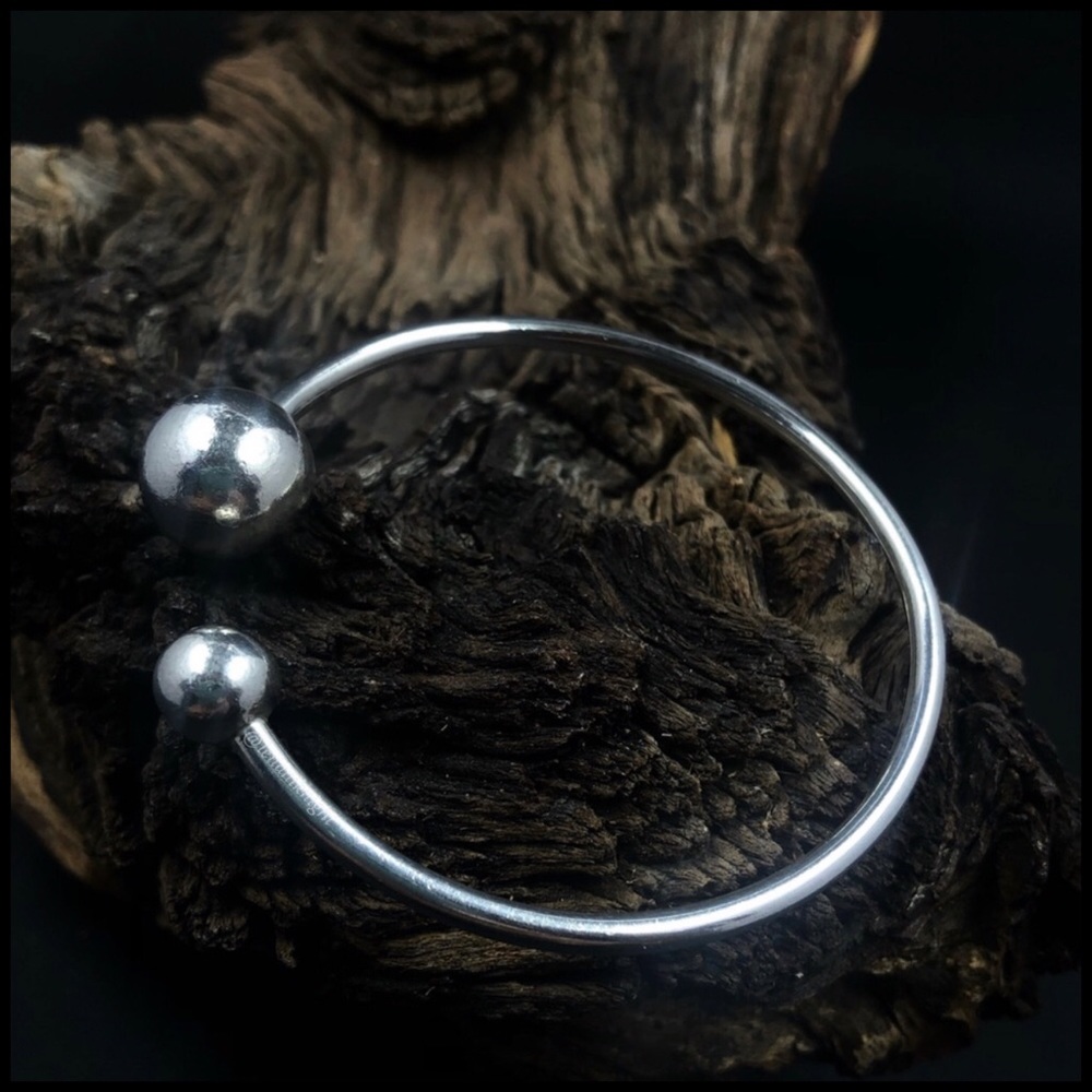 Silpada “Have a Ball” Sterling Silver Bangle Bracelet - Picture 5 of 12
